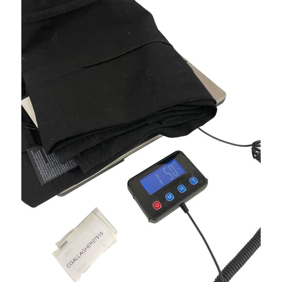 Zara Womens Jeans EU 40 US 8 ZW Tailored Wide Leg Black Denim 8246/042 NWT - Picture 16 of 16